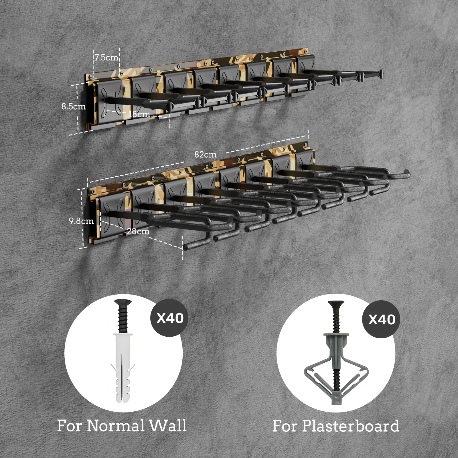 Gun Rack Heavy Duty Steel Shotgun