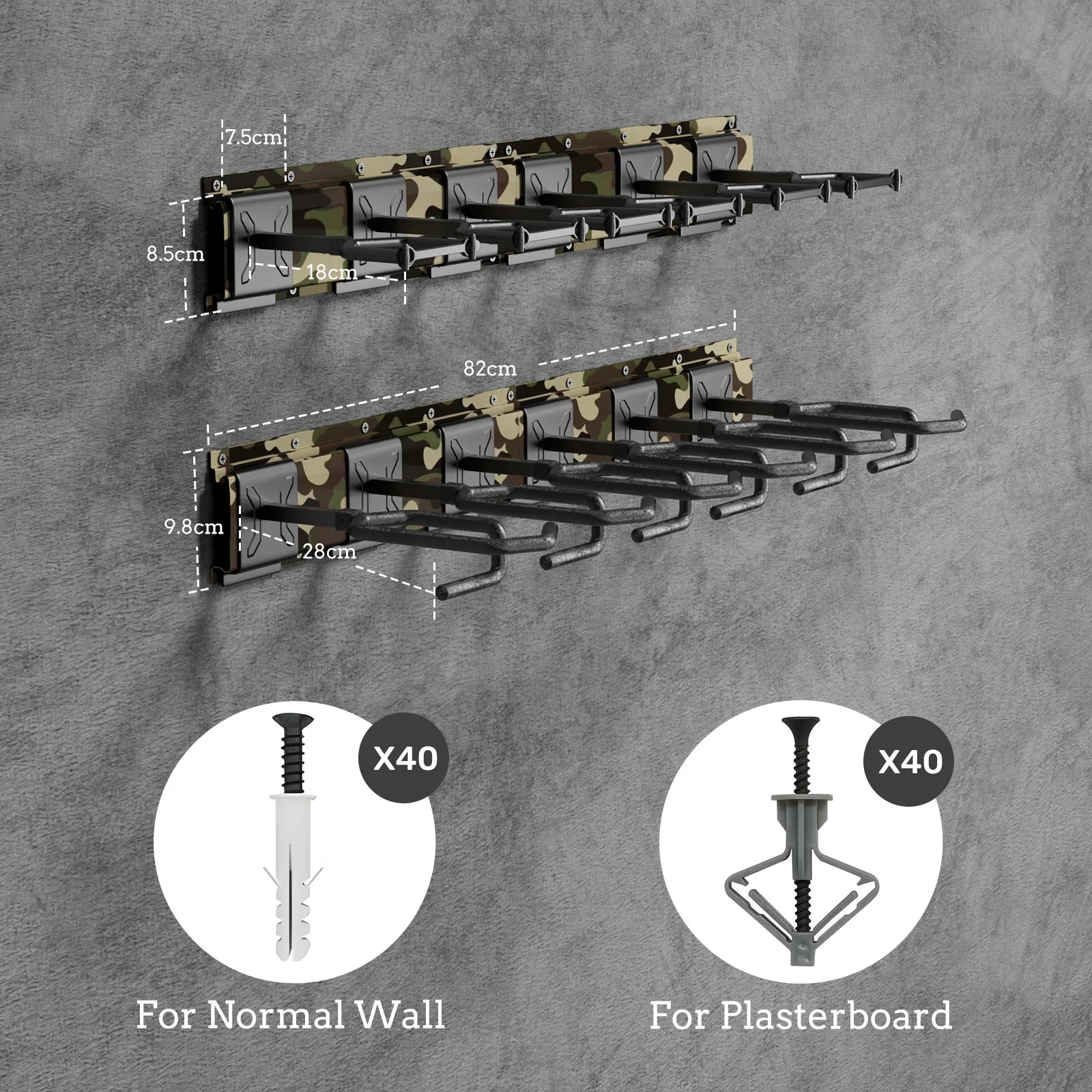 Gun Rack Heavy Duty Steel Shotgun