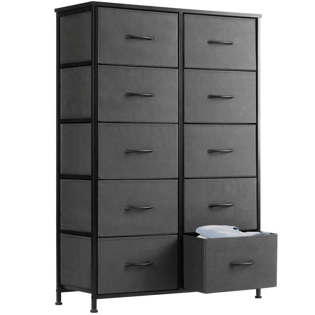 Bedside Table w/ 10  Drawers Wardrobe