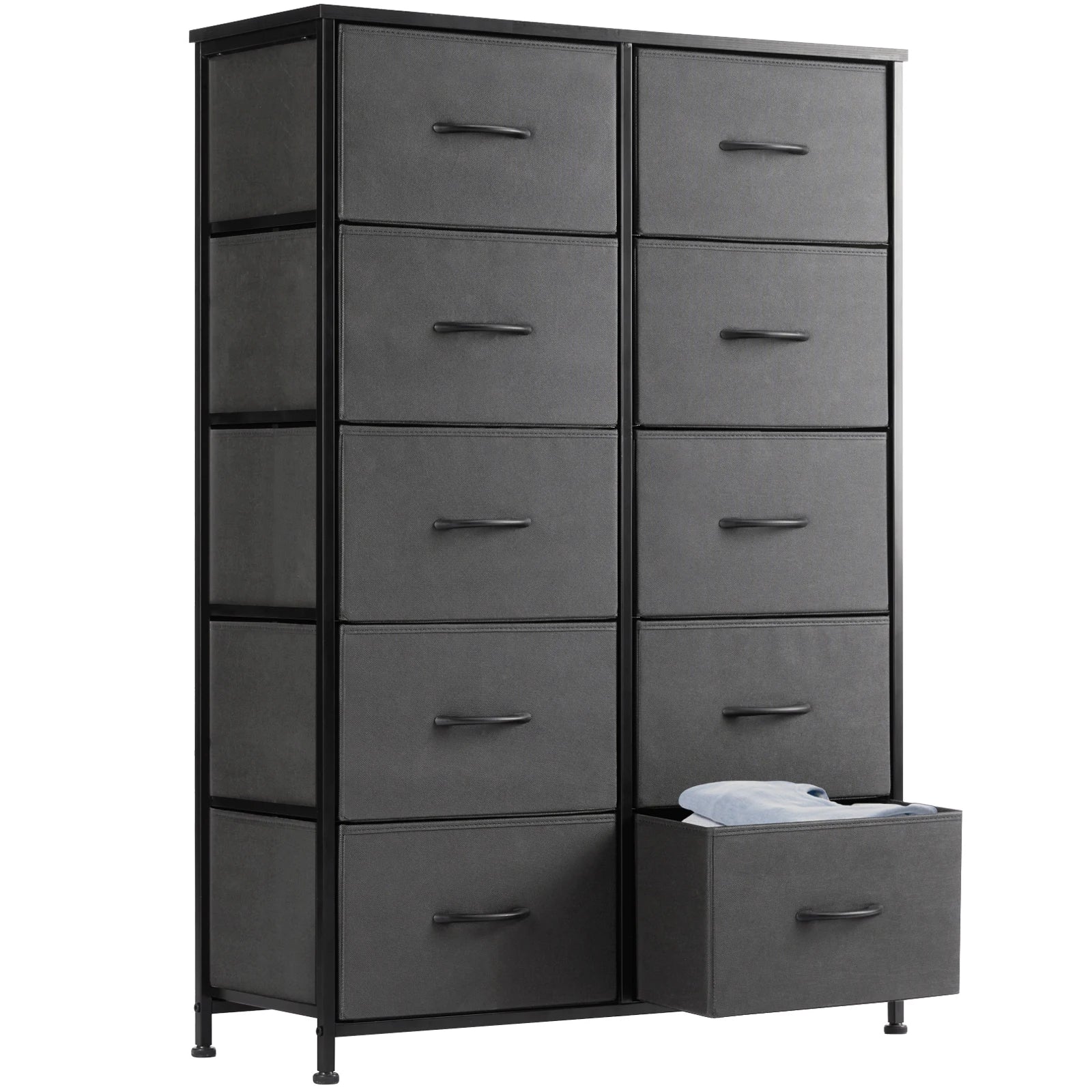 Bedside Table w/ 10  Drawers Wardrobe