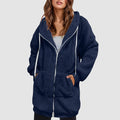 Hooded  Sweatshirt Jacket