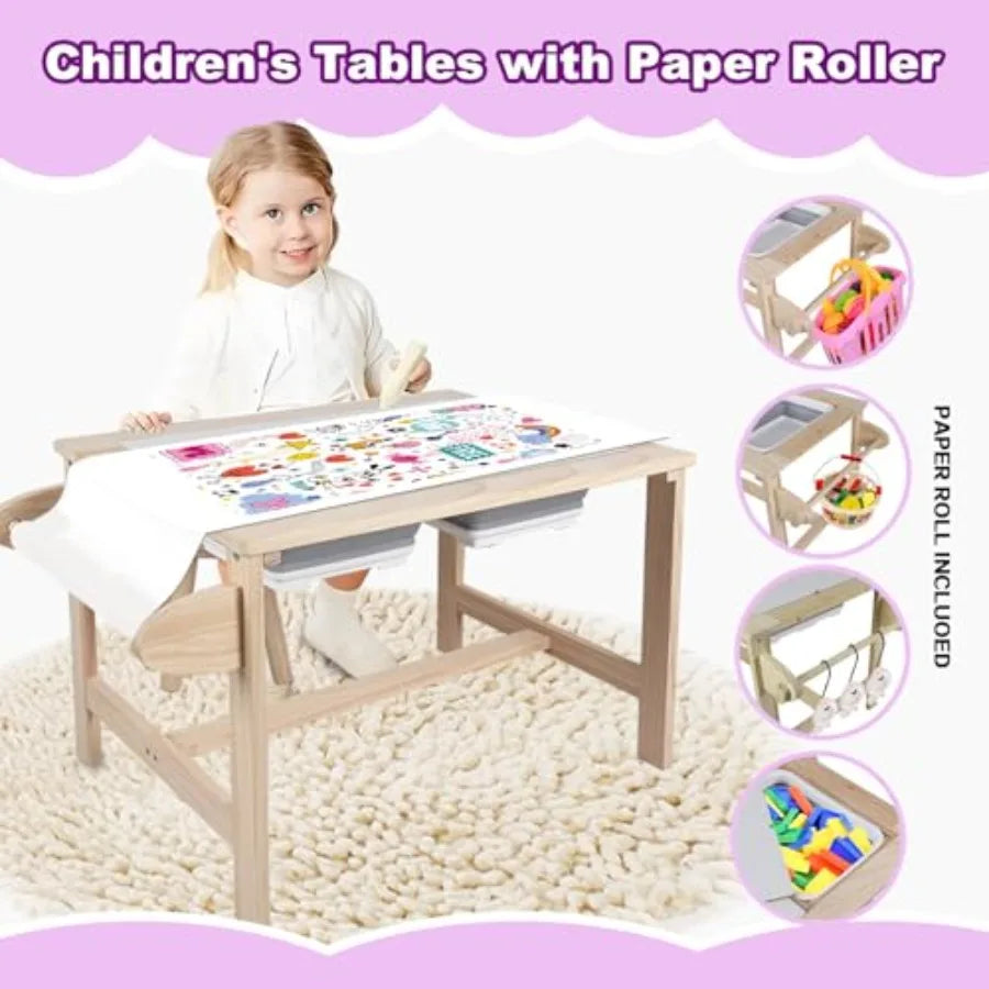 Multi-functional Interactive Table Set for 1-3 Years
