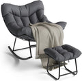 Patio Lounge Chair Rattan Egg Rocker