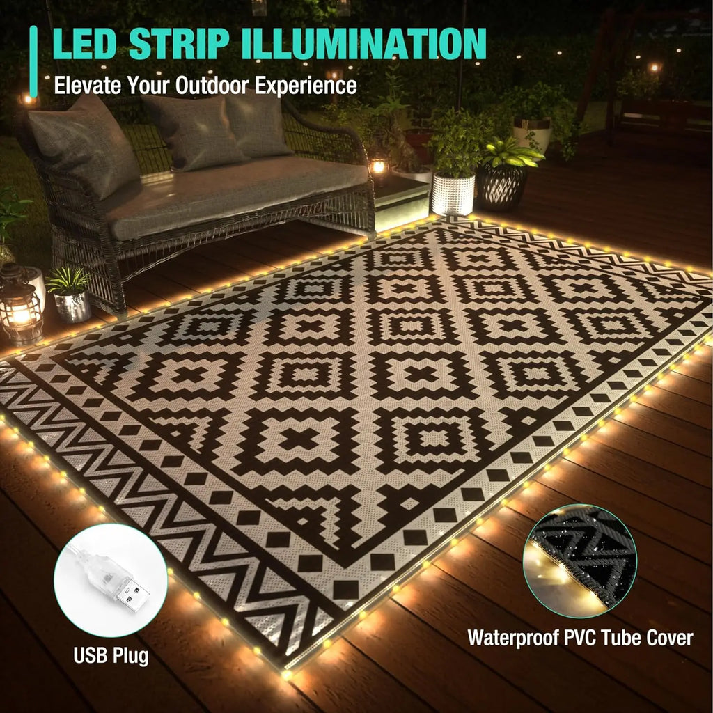 Waterproof 5 x 8 Outdoor Rug