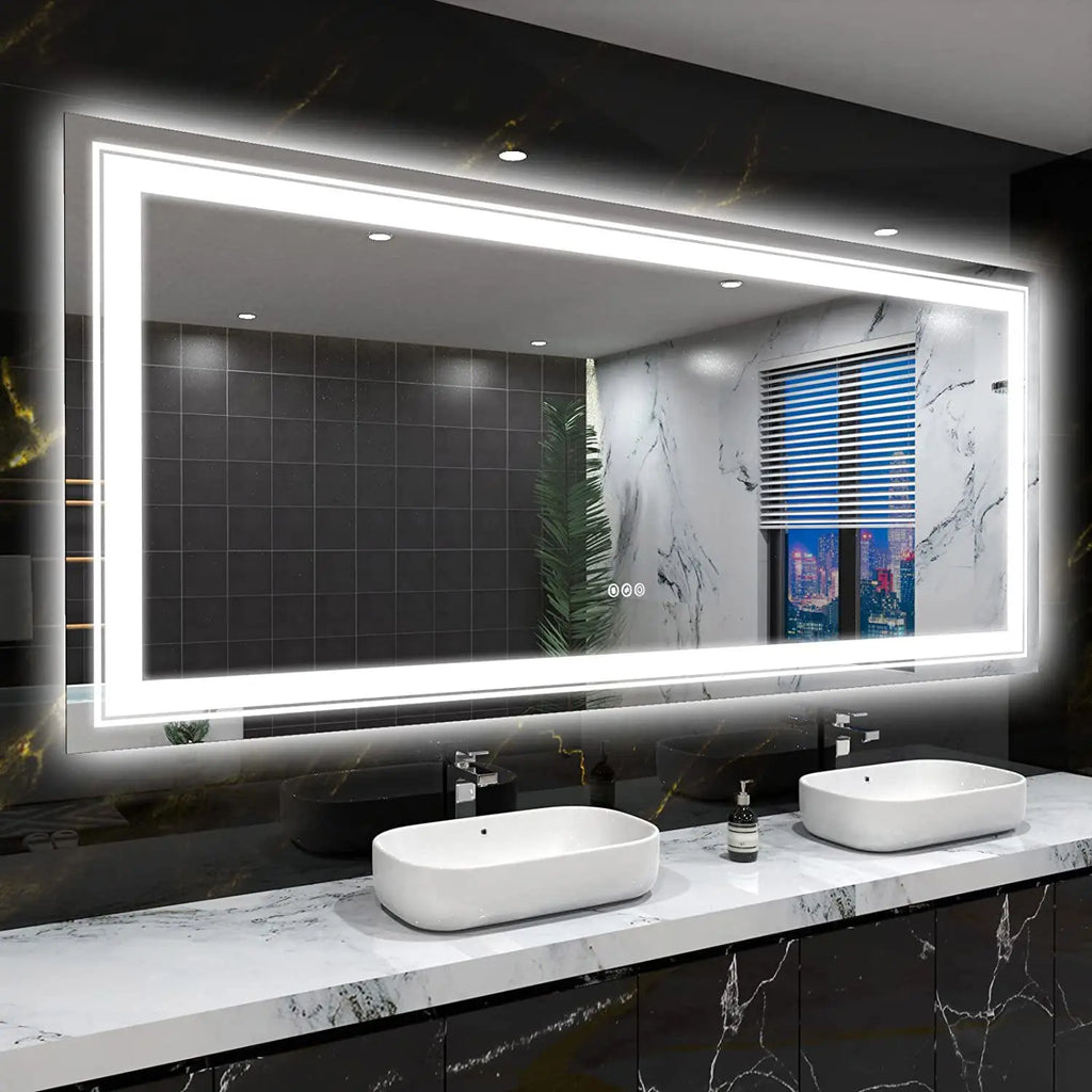 48"X24" LED Bathroom Mirror with Lights