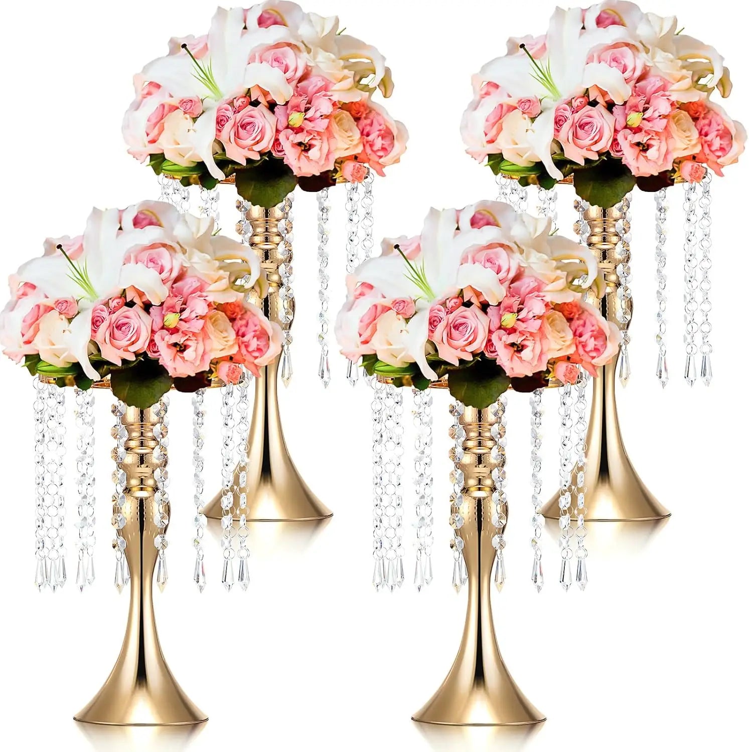 4 Pcs Wedding Centerpieces for Tables