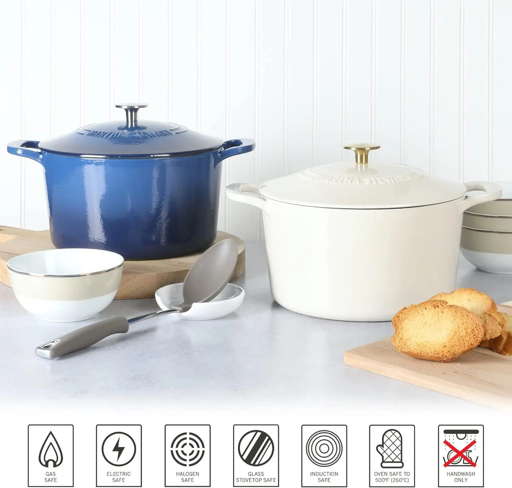 7-Quart Enamel Cast Iron Dutch Oven
