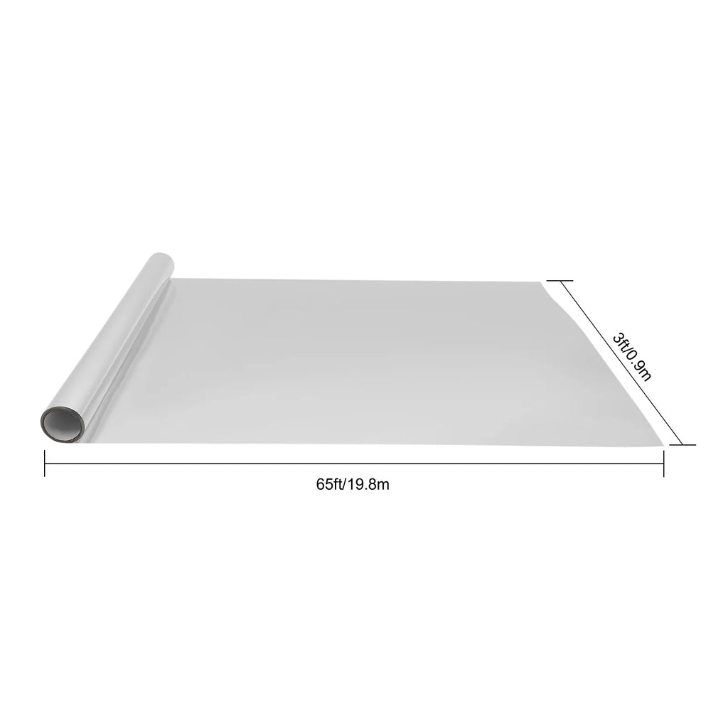 65FT x 3FT Silver Mirrored Floor Wedding Aisle Runner