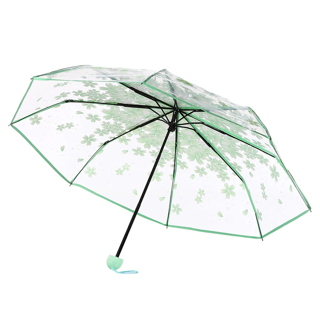 Transparent Clear Umbrella 3 Fold