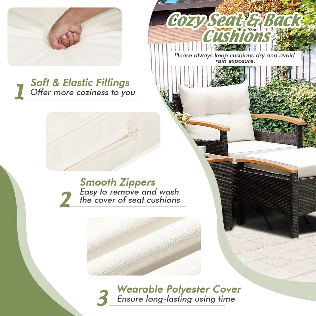 Poolside Table & Chairs Set