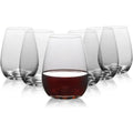 Six Lead Free Wine Glasses 15.5 oz