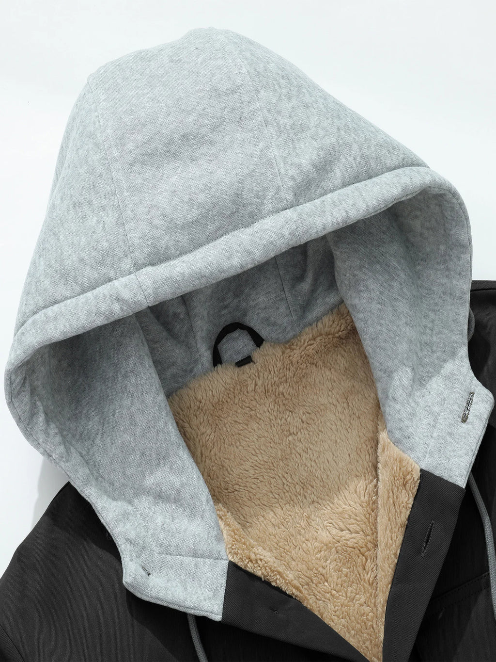 Fleece-Lined Hooded Jacket