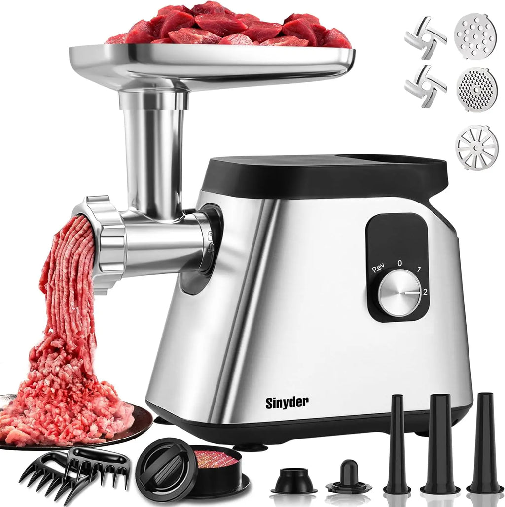 Powerful Electric Meat Grinder with 2 Blades