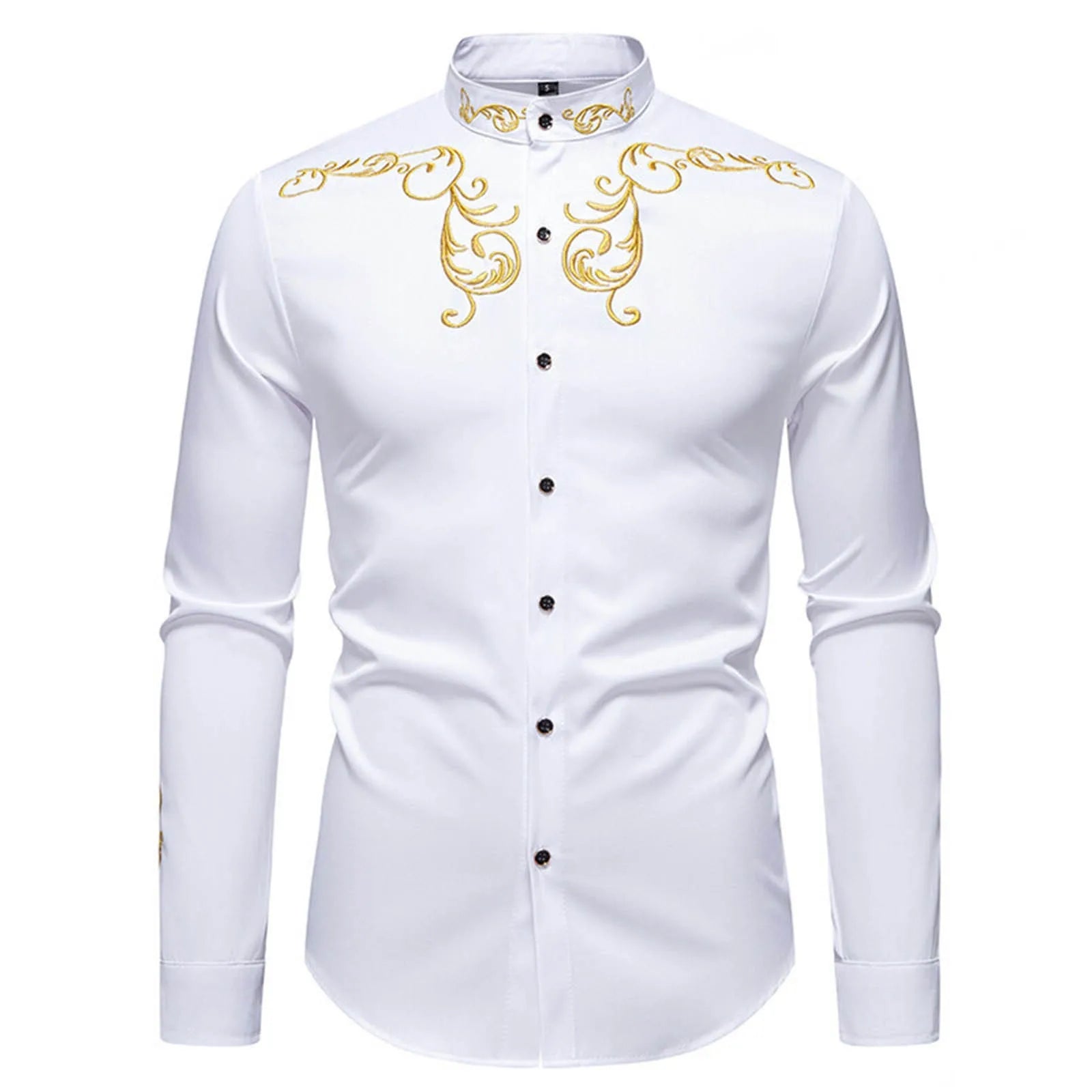 Men's Shirt Vintage Long Sleeve