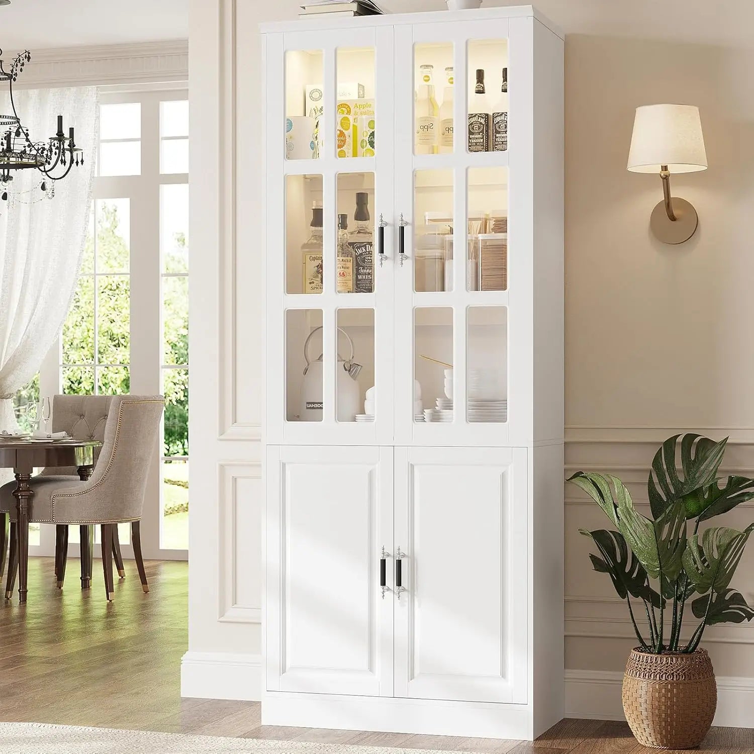 63" Wide Kitchen Pantry Storage