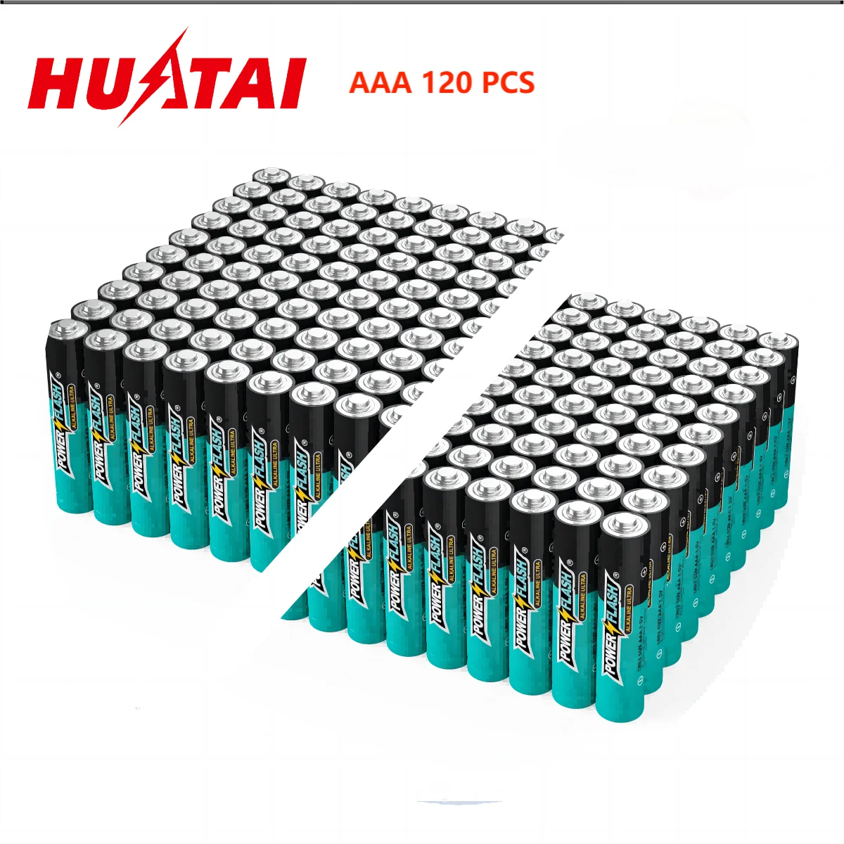 AAA 120 pcs Alkaline Long-Lasting Batteries