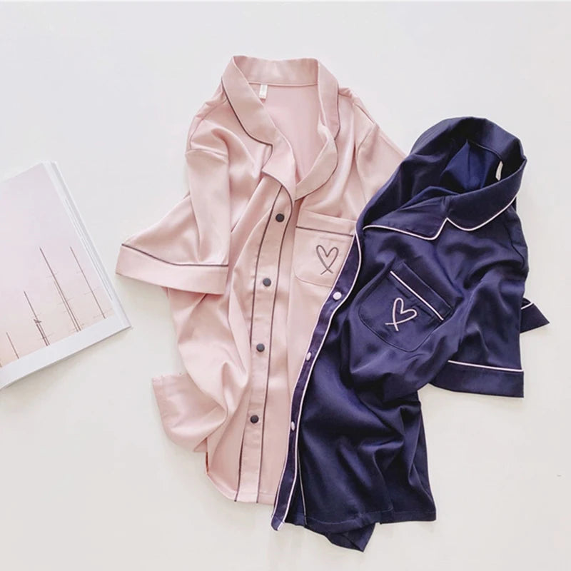 Summer Silk Pajamas