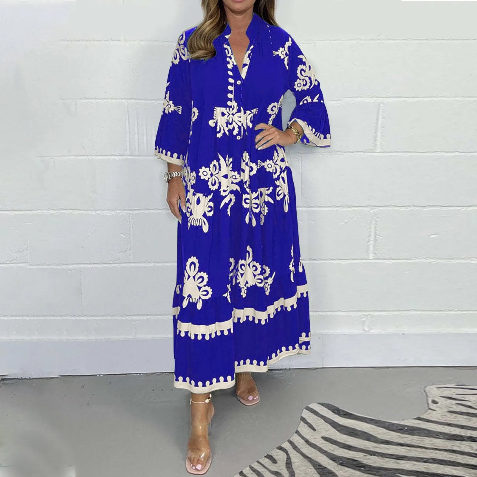 Retro Summer Casual  Dress