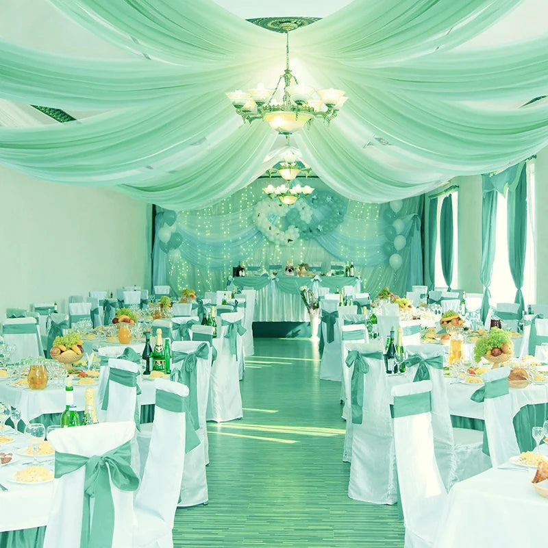 Wedding Chiffon Ceiling Drapes