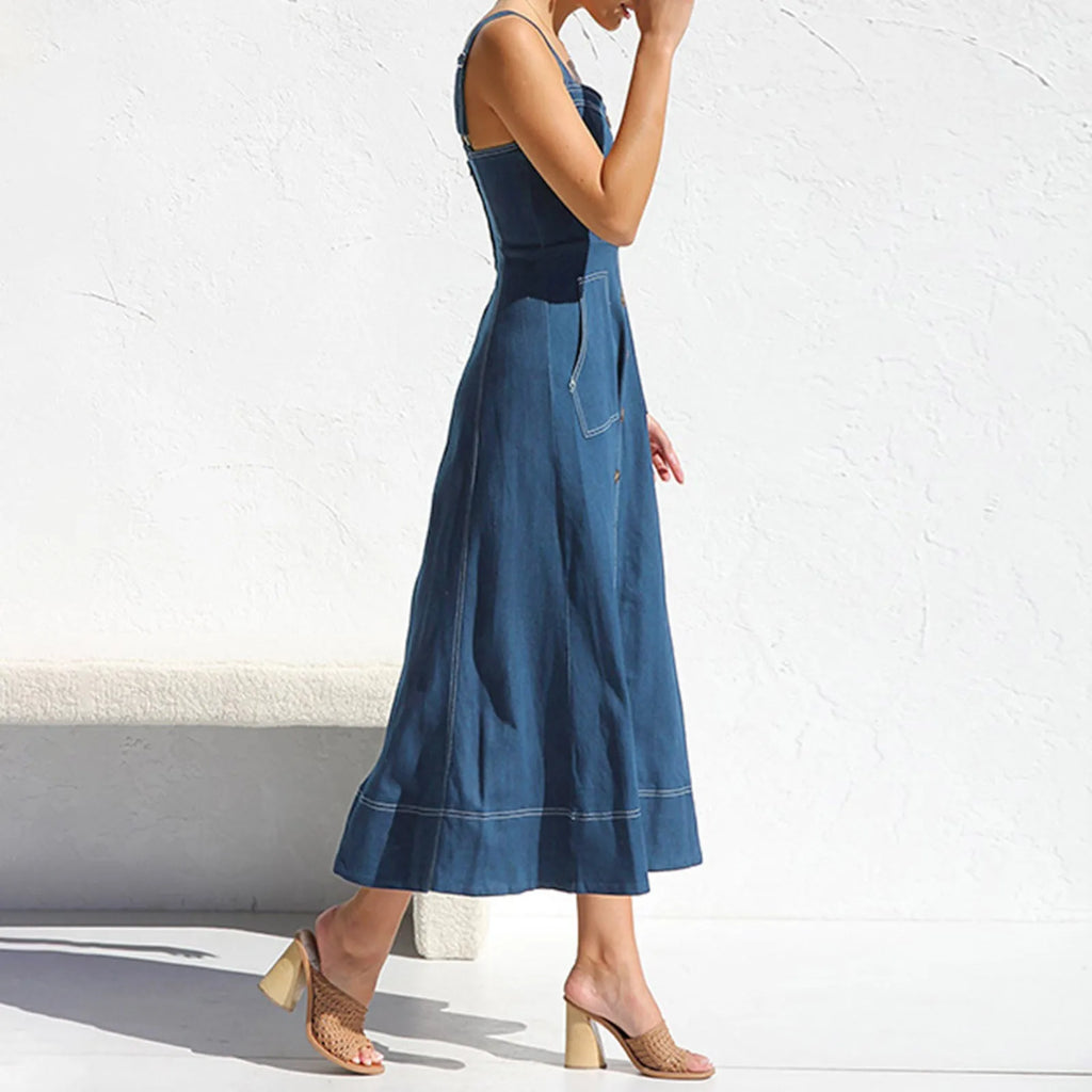Elegant Denim Dress