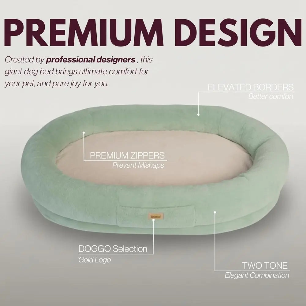 Cozy Pet & Human Lounger Bed
