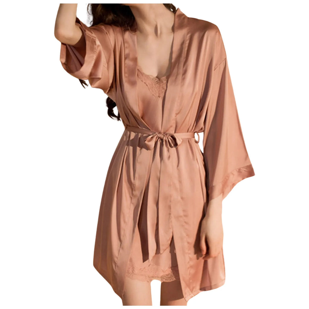 Silk Nightgown Set
