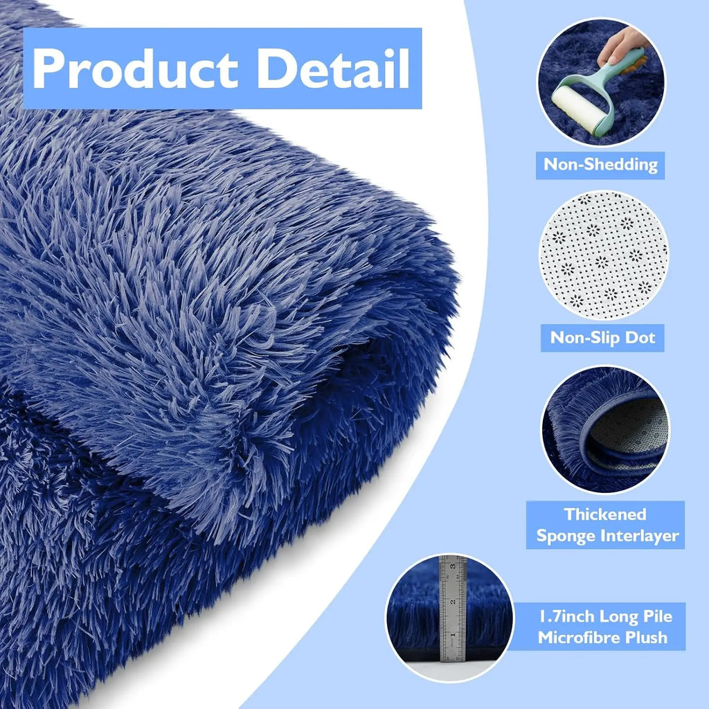 8x10 Fluffy Shag Area Rug