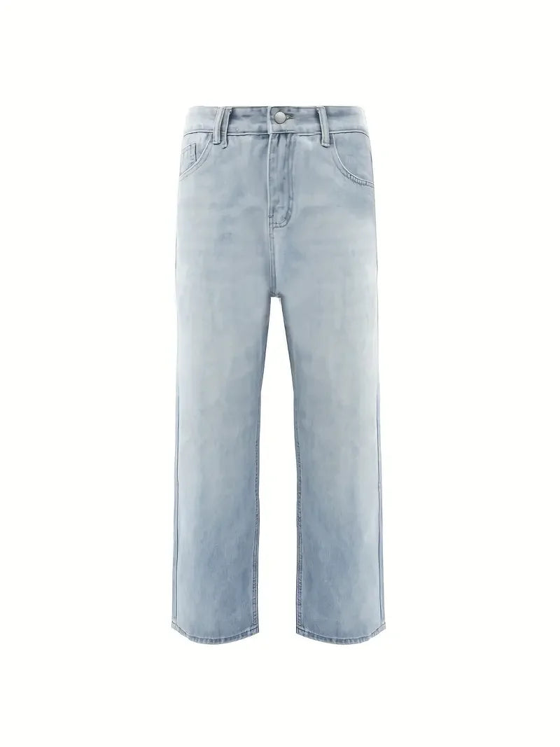 Vintage Washed Blue Jeans