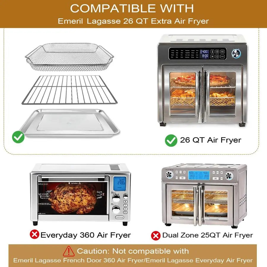 Air Fryer Accessories Set for Emeril Lagasse 26QT