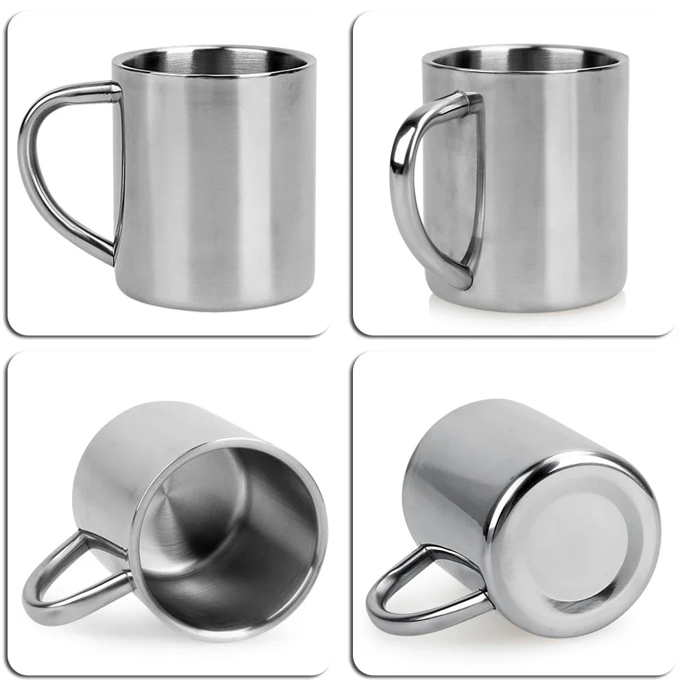 Stainless Steel Double Wall Mug For Outdoors