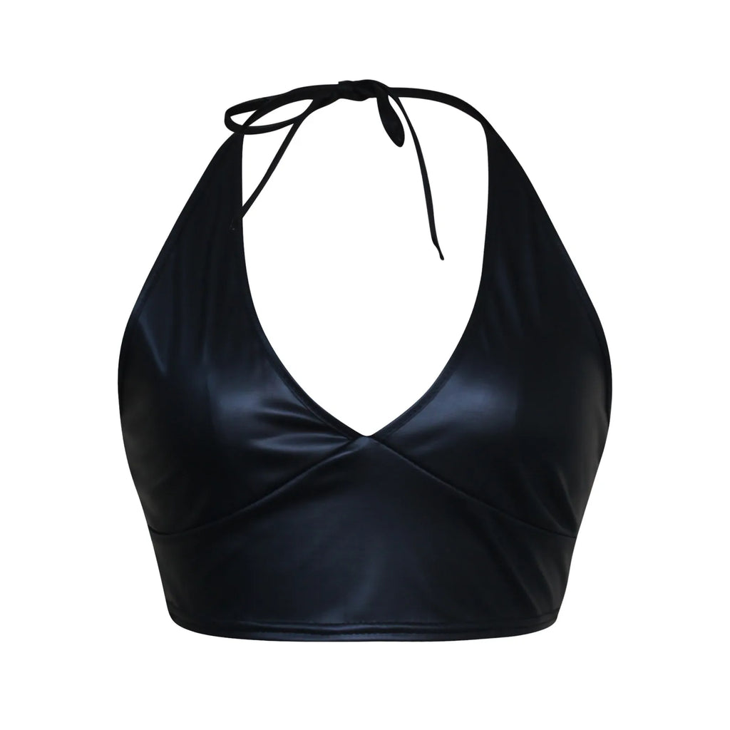 Leather Lingerie Bralette