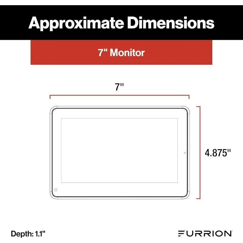 System With 7" Monitor, Infrared Night Vision