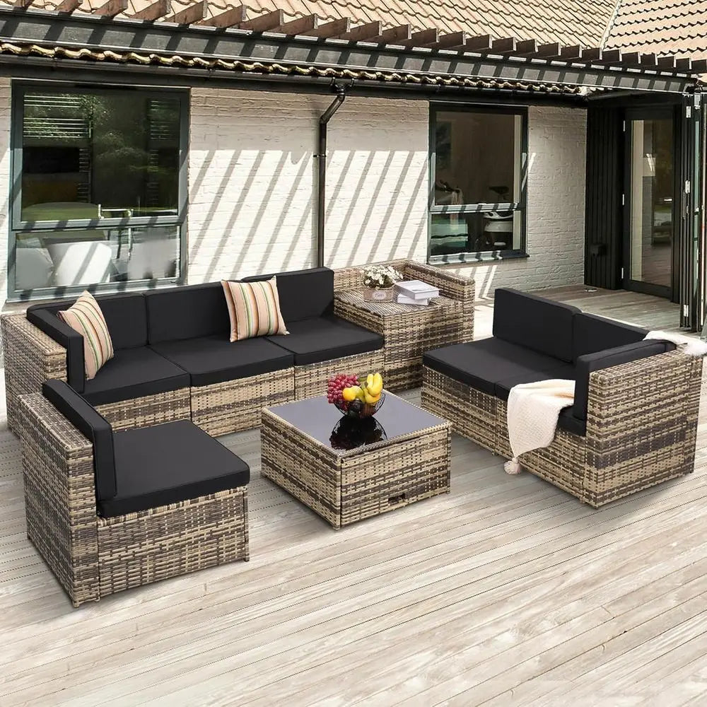 8-Piece Outdoor  Patio Furniture Set