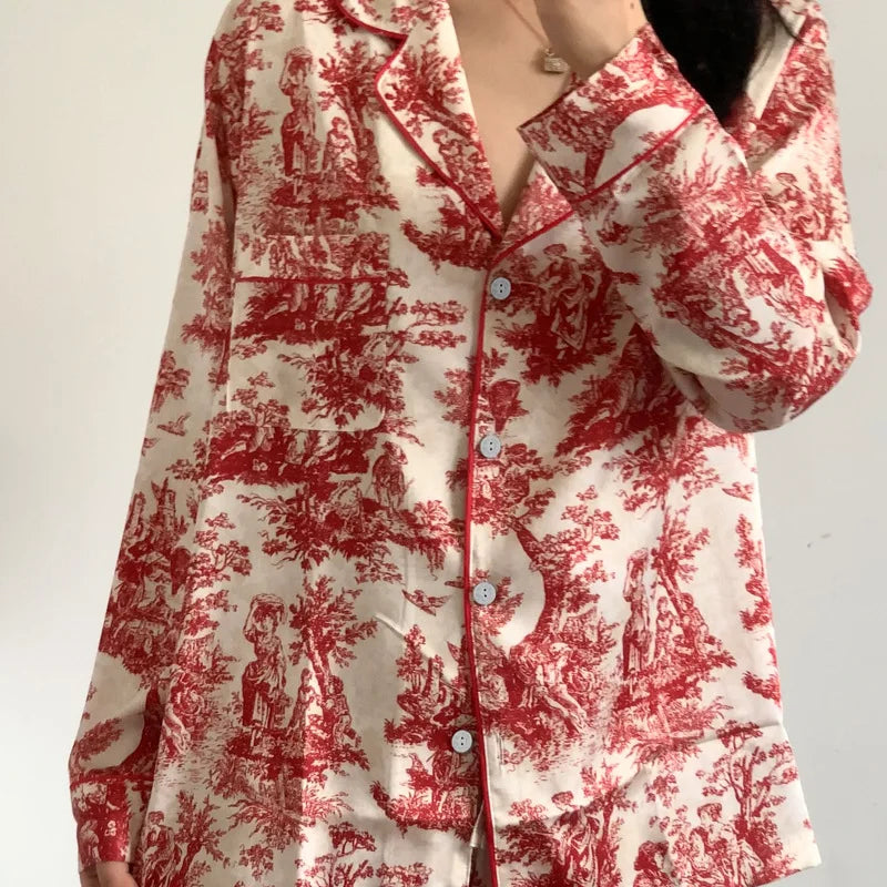 Lounge Wear Pajamas Set