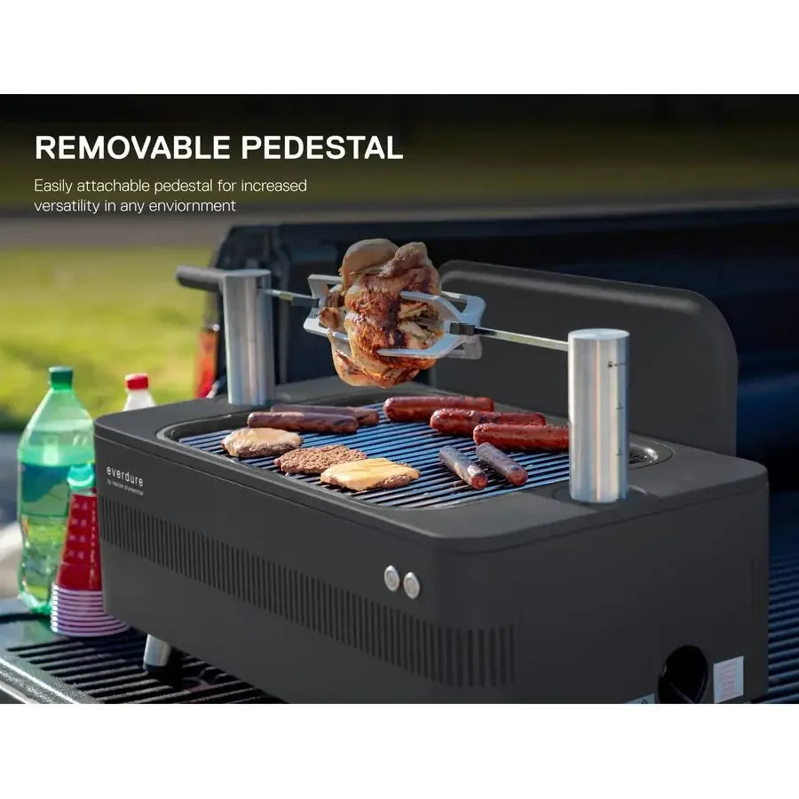 Blumenthal Fusion 29Inch Charcoal Grill w /Rotisserie