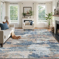 Large 9x12 Area Rug with Non-Slip Backing