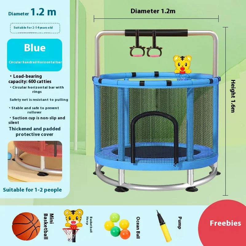 Children's Indoor Trampoline 3-10 Years