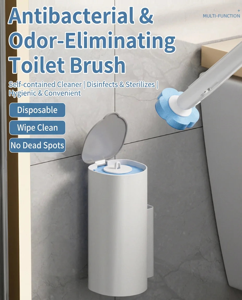 Disposable Toilet Brush & Holder Set