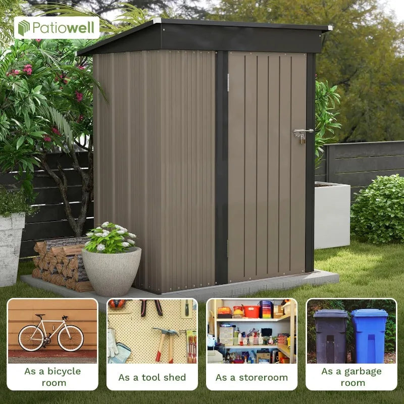 5x3 FT Outdoor Storage Shed