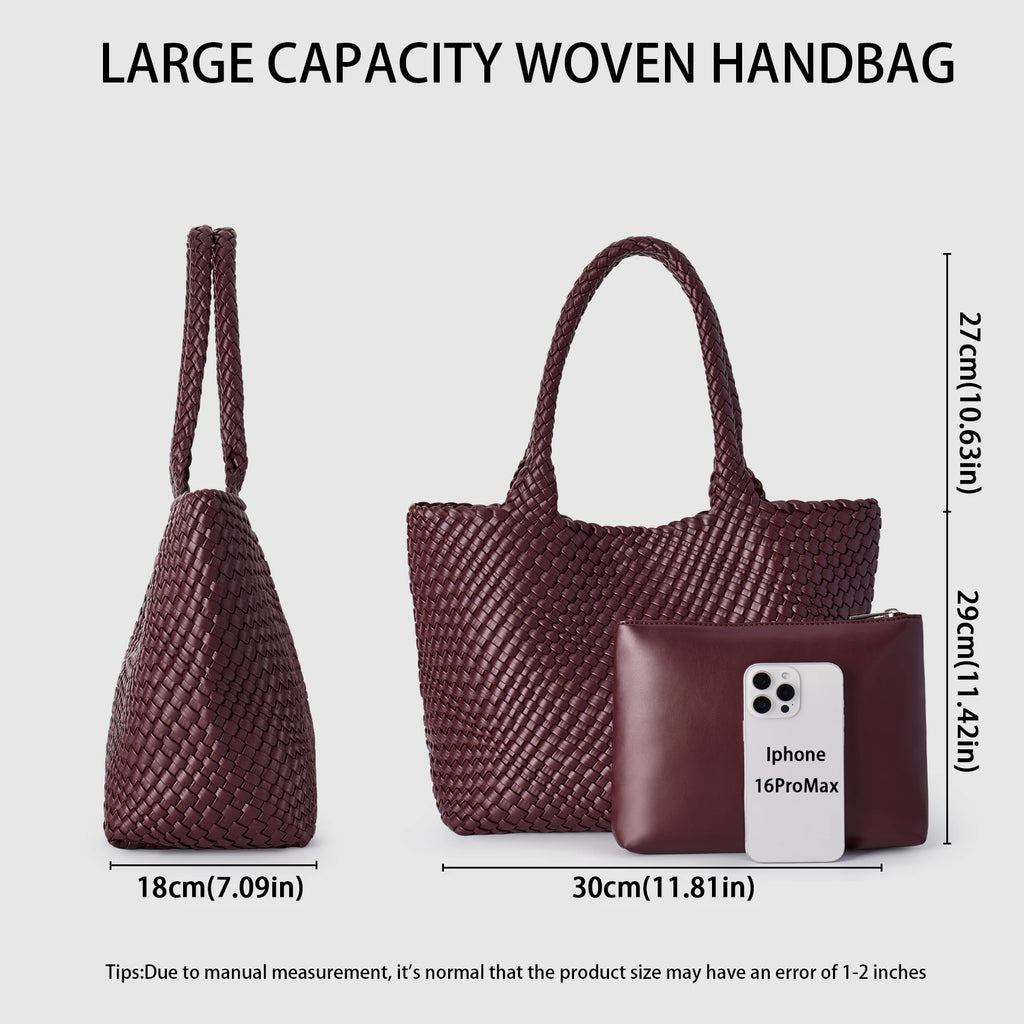 Woven Tote Bag Vegan
