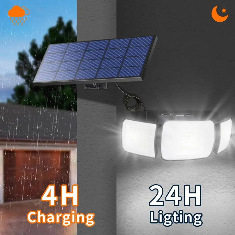 3 Head Solar Motion Sensor Lights