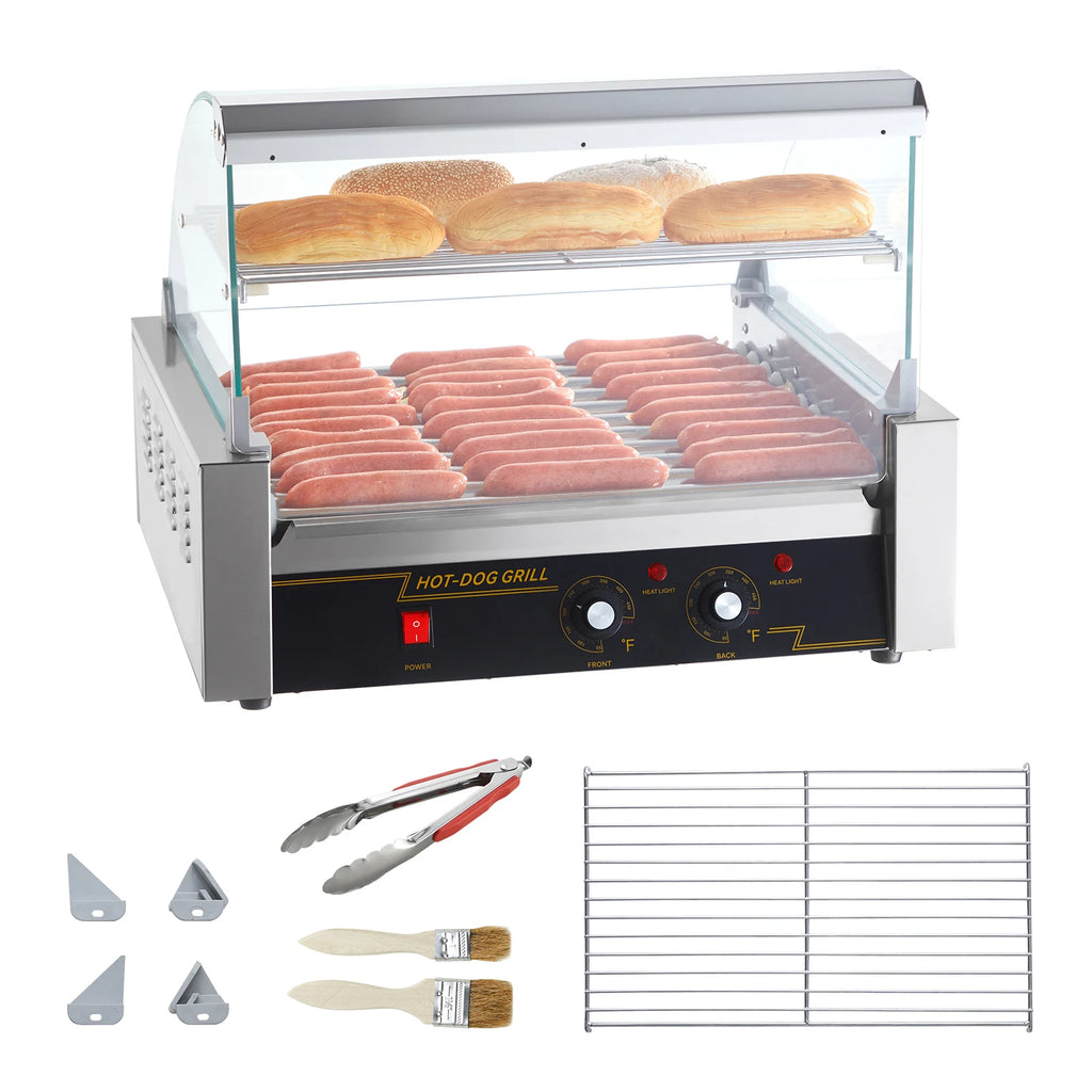 5/7/11 Rods Commercial Hot Dog Roller