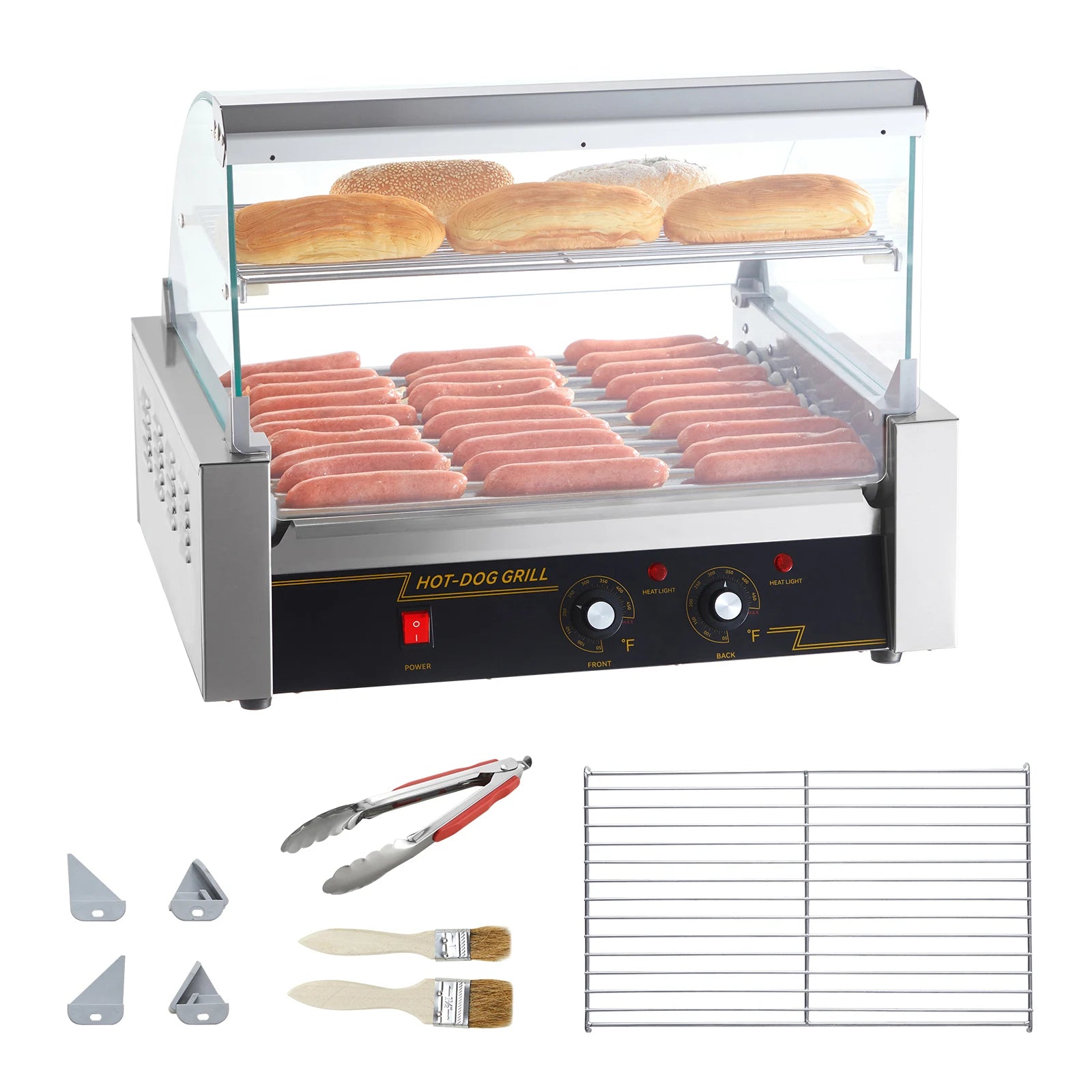 5/7/11 Rods Commercial Hot Dog Roller