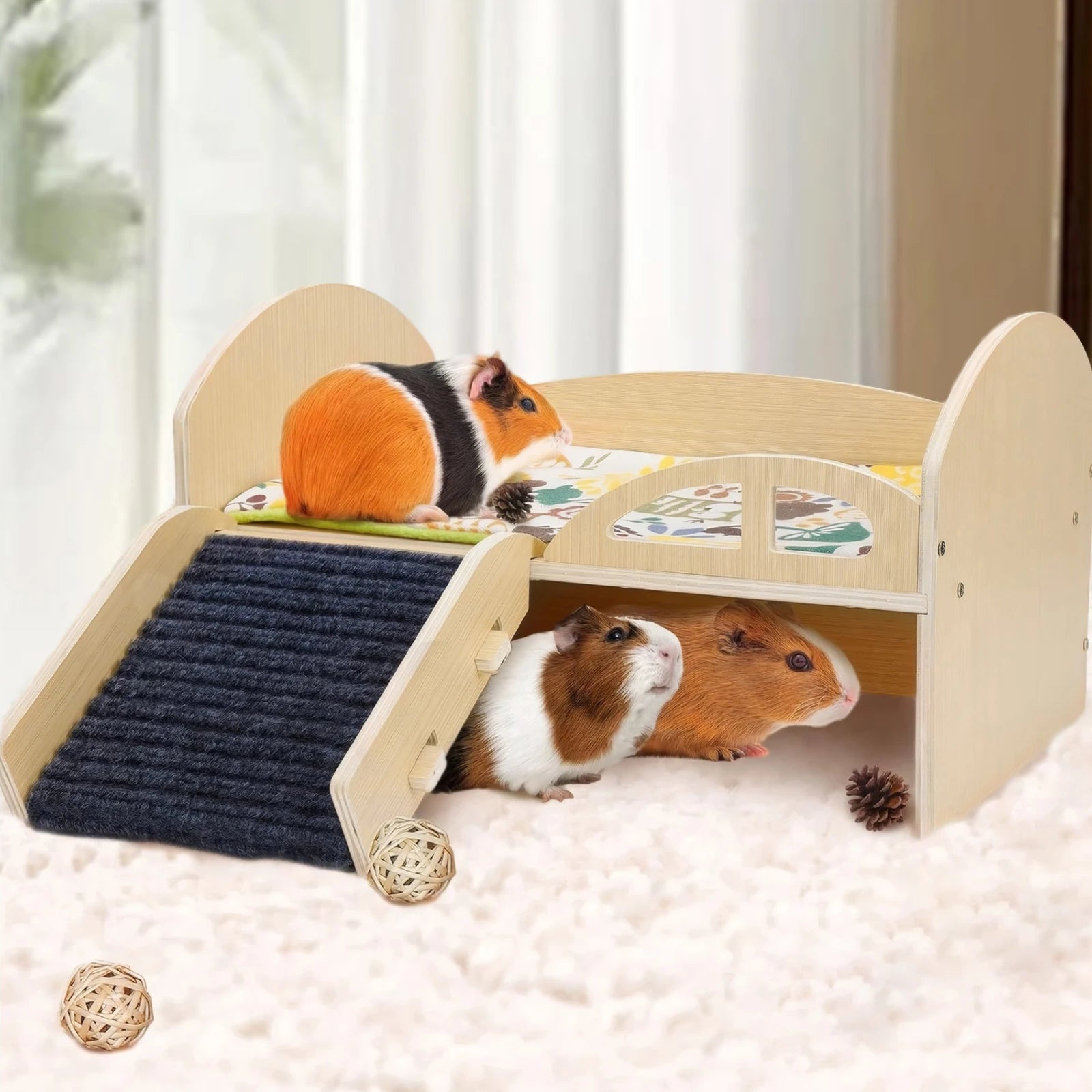 Guinea Pig Hideout Platform Bed