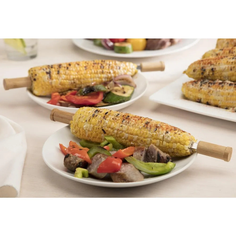 13-Piece Bamboo Grill  Set