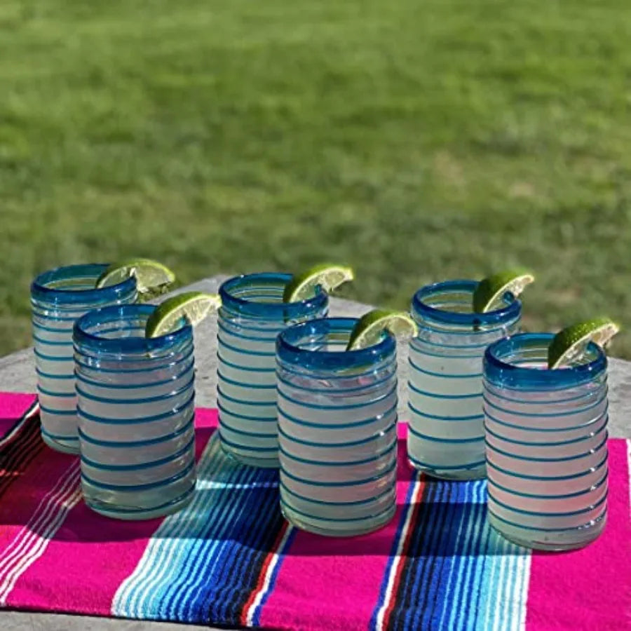 Hand Blown Mexican Drinking Glasses