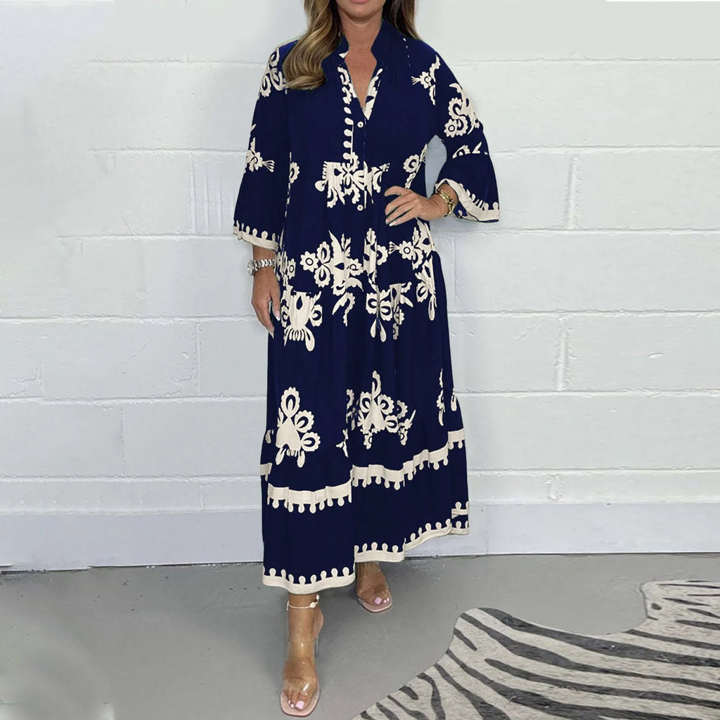 Retro Summer Casual  Dress