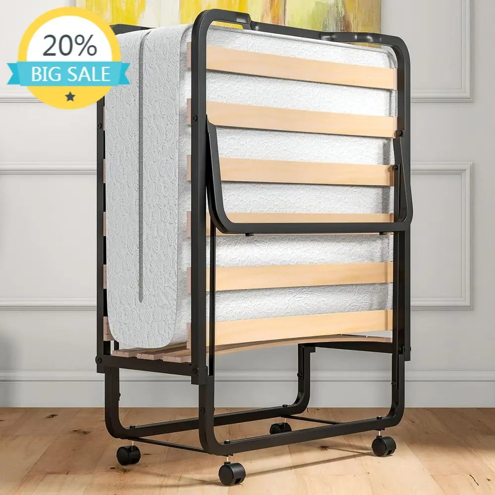 Adults' Portable Foldable Bed with Memory Foam