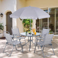 Folding 6 Piece Dining Set