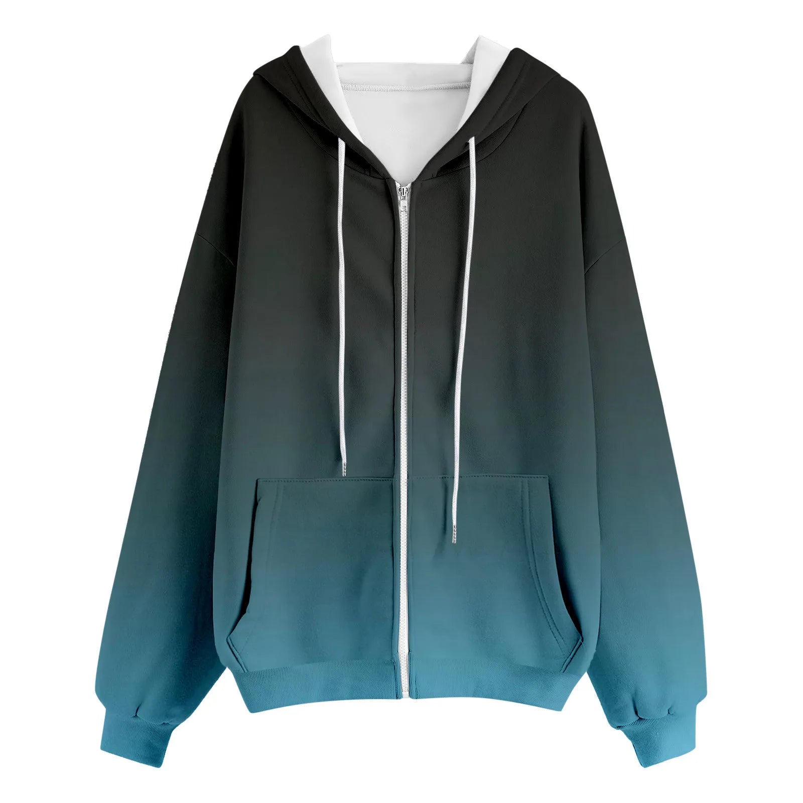 Hooded Sweatshirt Jacket